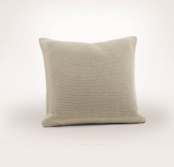 Ribbed Knit Pillow Cover (20x20)