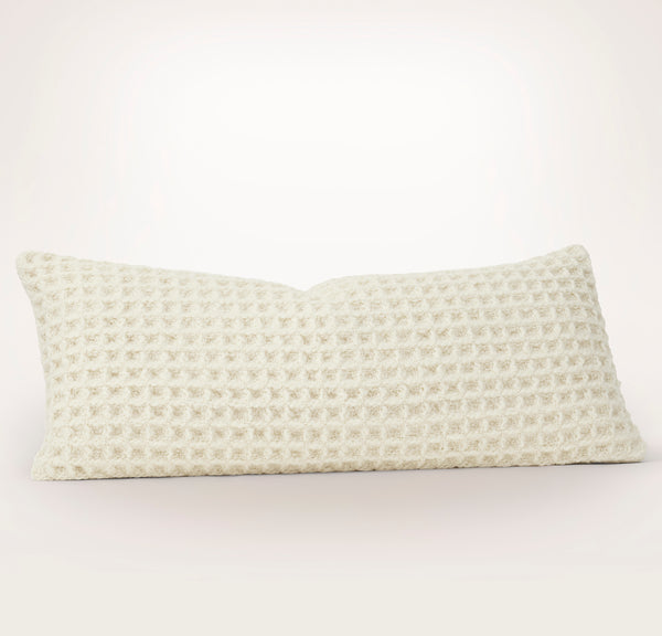Grand Waffle Merino Wool Pillow Cover