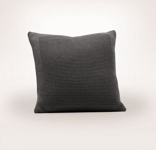 Ribbed Knit Pillow Cover (20x20)