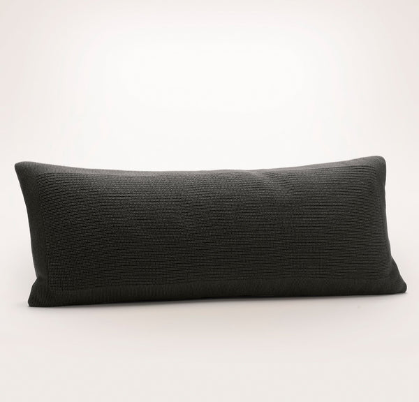 Ribbed Knit Pillow Cover (Lumbar)