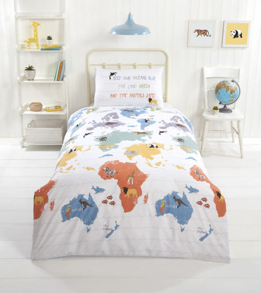 My World Duvet Set by Sustainable Home