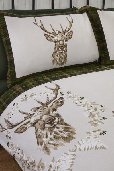 New Angus Stag Brushed Cotton Duvet Set