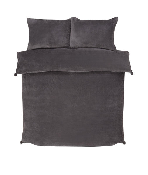 Pom Pom Fleece Duvet Set