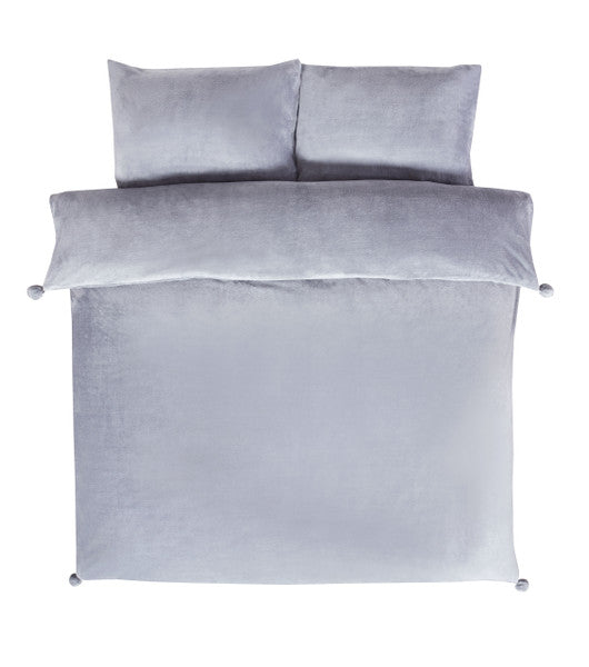 Pom Pom Fleece Duvet Set
