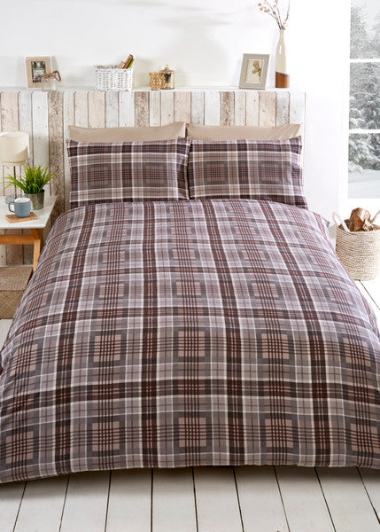 St Andrews Brushed Cotton Duvet Set