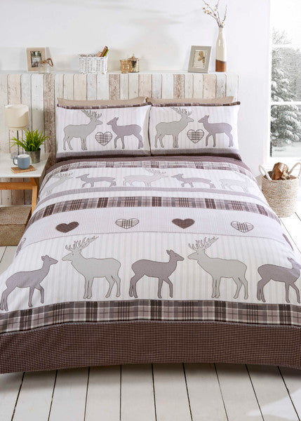 St Andrews Brushed Cotton Duvet Set