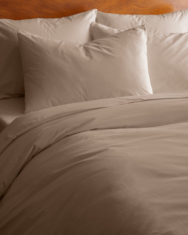 Organic Brushed Cotton Sham Set