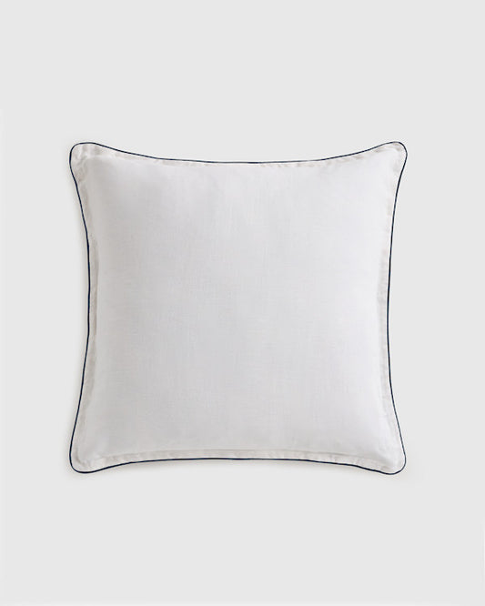 European Linen Piped Euro Sham