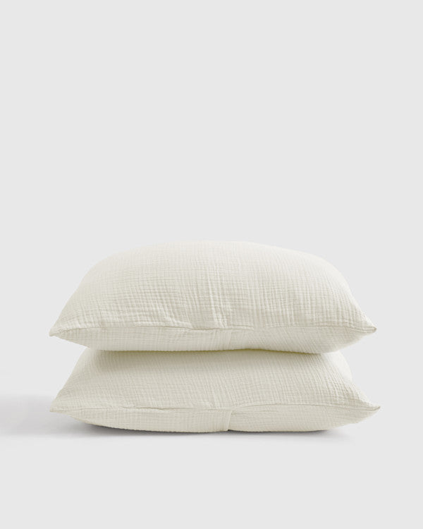 Organic Airy Gauze Sham Set