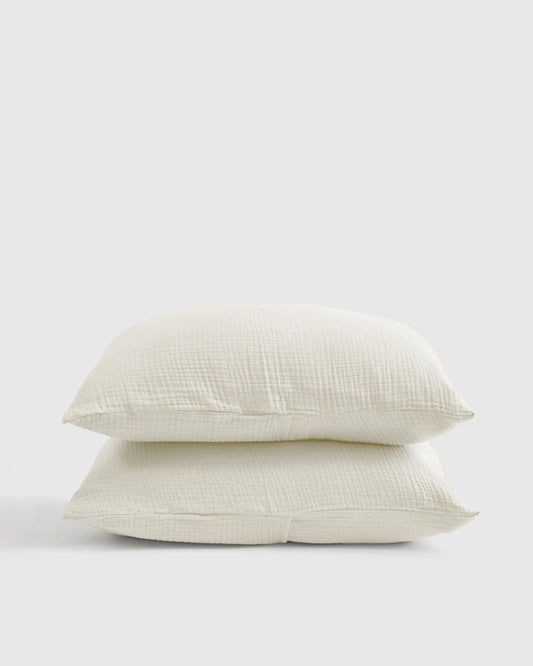 Organic Airy Gauze Sham Set