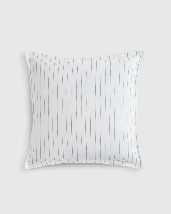 European Linen Stripe Euro Sham