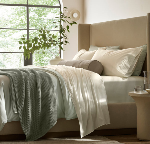 Signature Vintage Washed "No Flat Sheet" Sheet Set