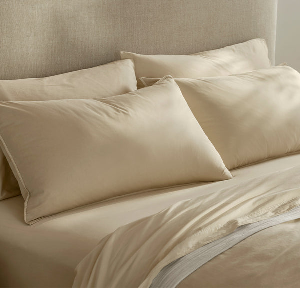 Signature Vintage Washed "No Flat Sheet" Sheet Set