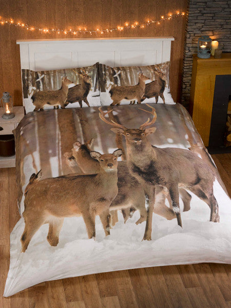 Winter Stag Duvet Set