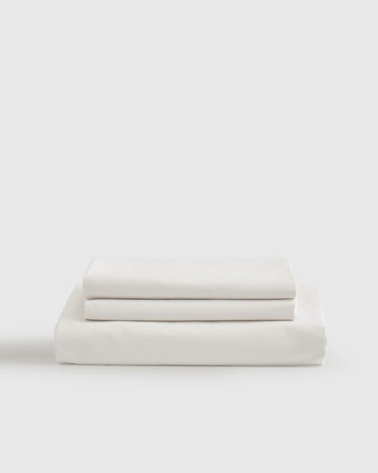 Classic Organic Percale Fitted Sheet Set