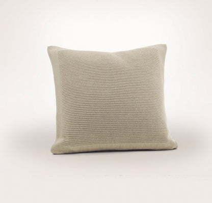 Ribbed Knit Pillow Cover (20x20)