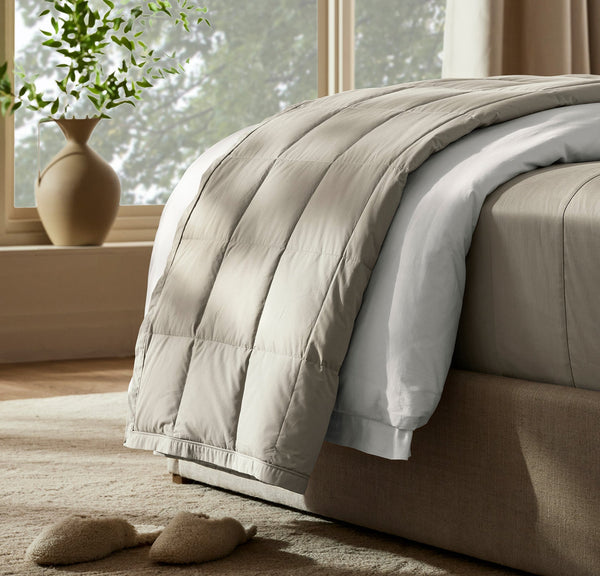 Down Quilted Bed Blanket