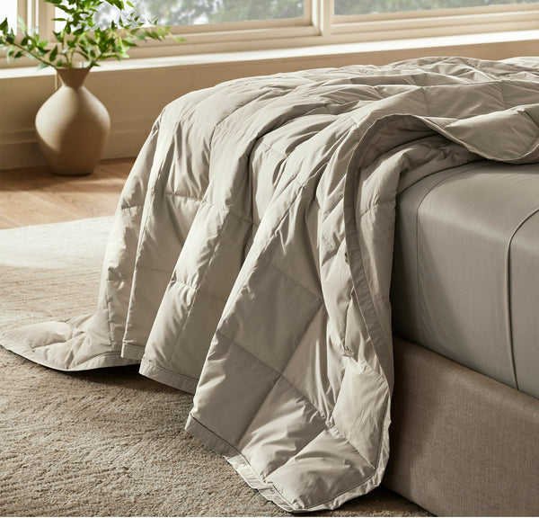 Down Quilted Bed Blanket