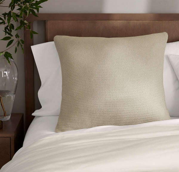 Ribbed Knit Euro Sham