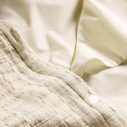 Woven Checkerboard Duvet Set