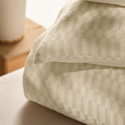 Woven Checkerboard Sham Set