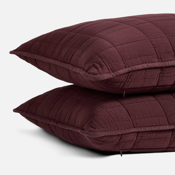 Lightweight Cotton Sham Set