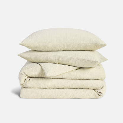 Airweave Crinkle Cotton Duvet Set