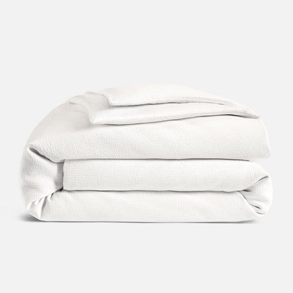 Ribbed Matelasse Duvet Cover