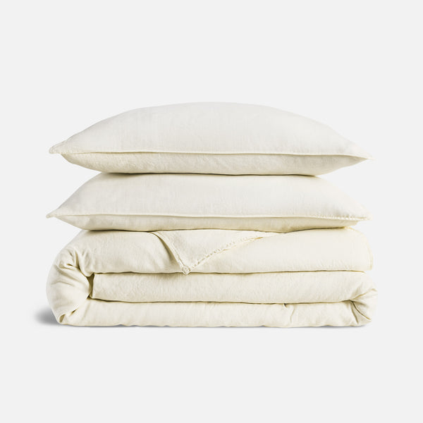 Washed European Linen Core Sheet Set