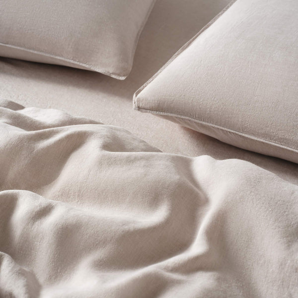 Washed European Linen Core Sheet Set