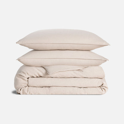 Washed European Linen Duvet Set