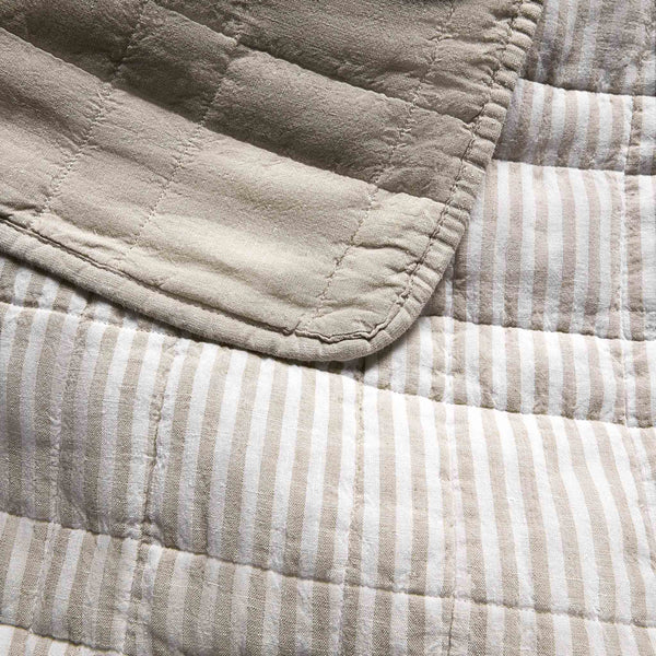 Washed European Linen Quilt
