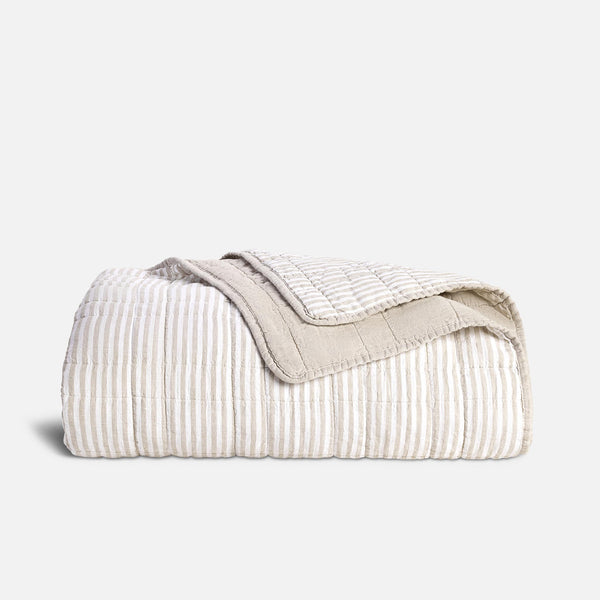 Washed European Linen Quilt