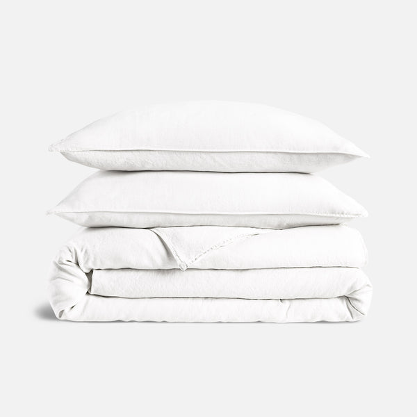 Washed European Linen Core Sheet Set