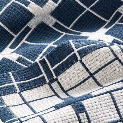 Ribbed Matelasse Quilt Set