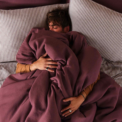 Ribbed Matelasse Duvet Cover