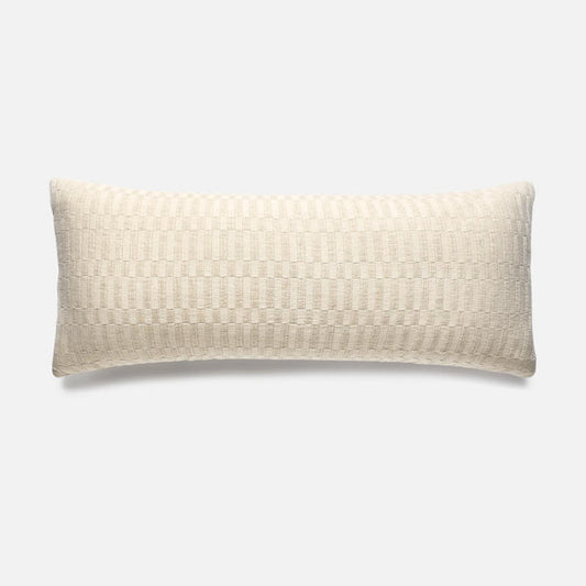 Woven Checkerboard Lumbar Pillow Cover