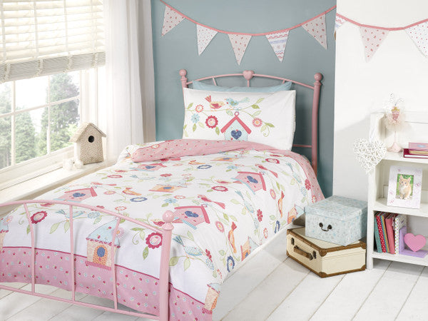 Birds Houses Duvet Set