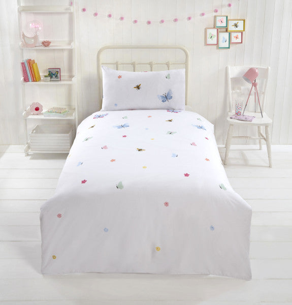 Butterflies & Bees Duvet Set by Sustainable Home