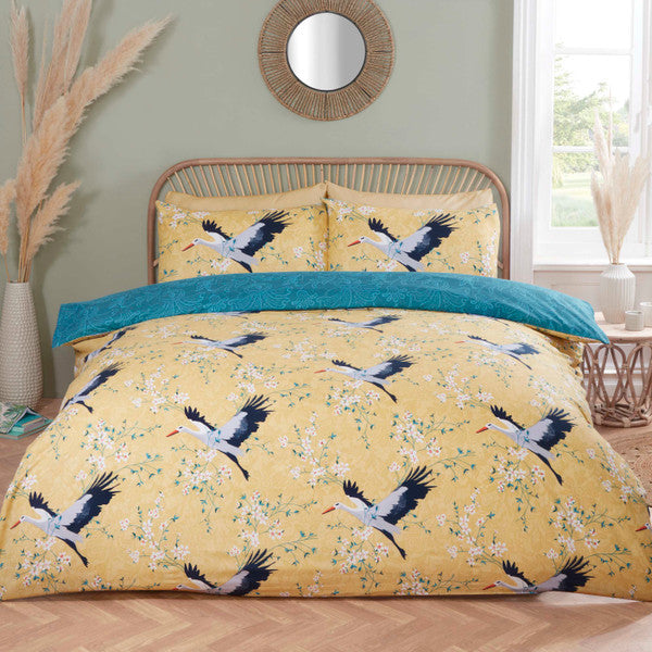 Cranes Duvet Set