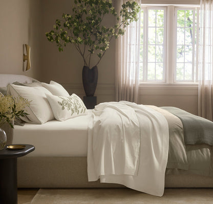 Etched Peony Pillow Cover (Lumbar)