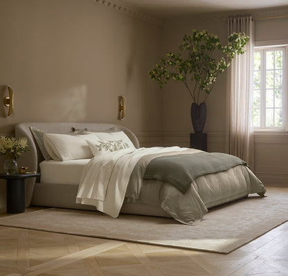 Etched Peony Pillow Cover (Lumbar)