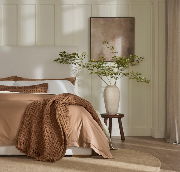 Grand Waffle Merino Wool Pillow Cover