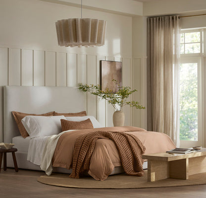 Grand Waffle Merino Wool Pillow Cover