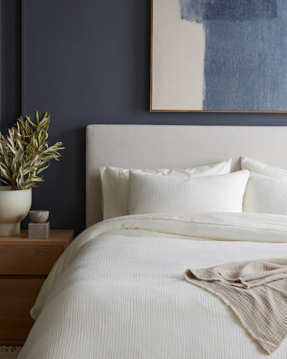 Organic Airy Gauze Sham Set