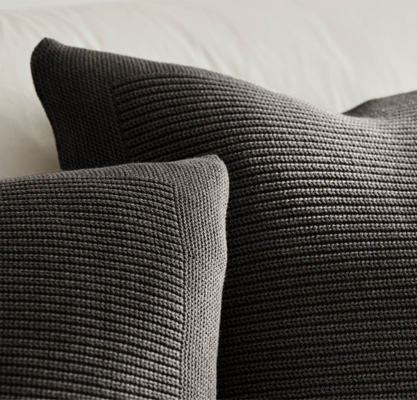 Ribbed Knit Pillow Cover (20x20)