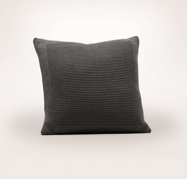 Ribbed Knit Pillow Cover (20x20)