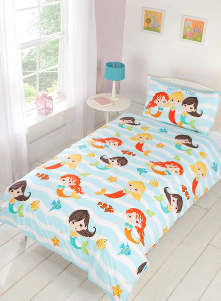 Mermaid Friends Duvet Set