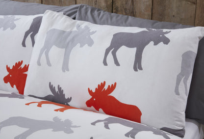 Moose Brushed Cotton Duvet Set