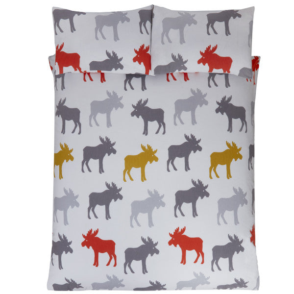 Moose Brushed Cotton Duvet Set